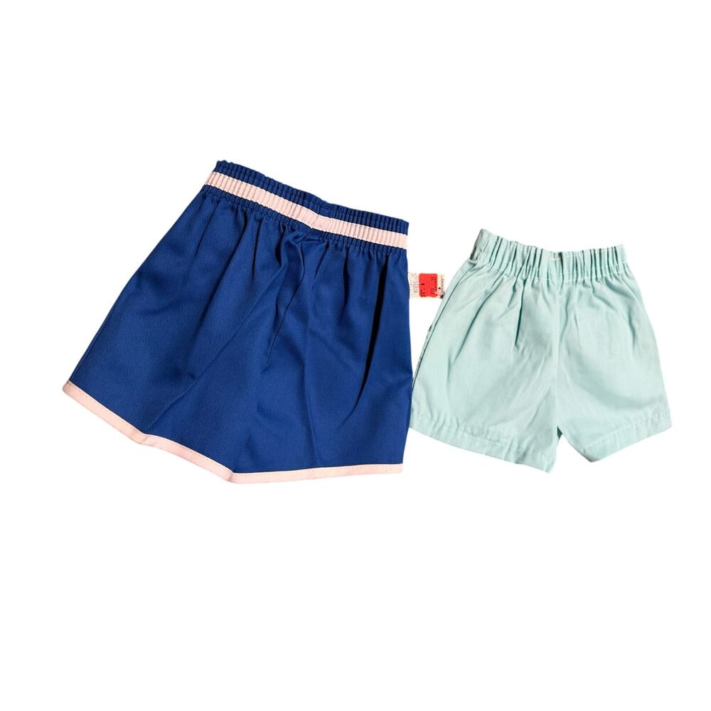 Toddler Time JCPenney Blue Shorts 3T Vintage USA